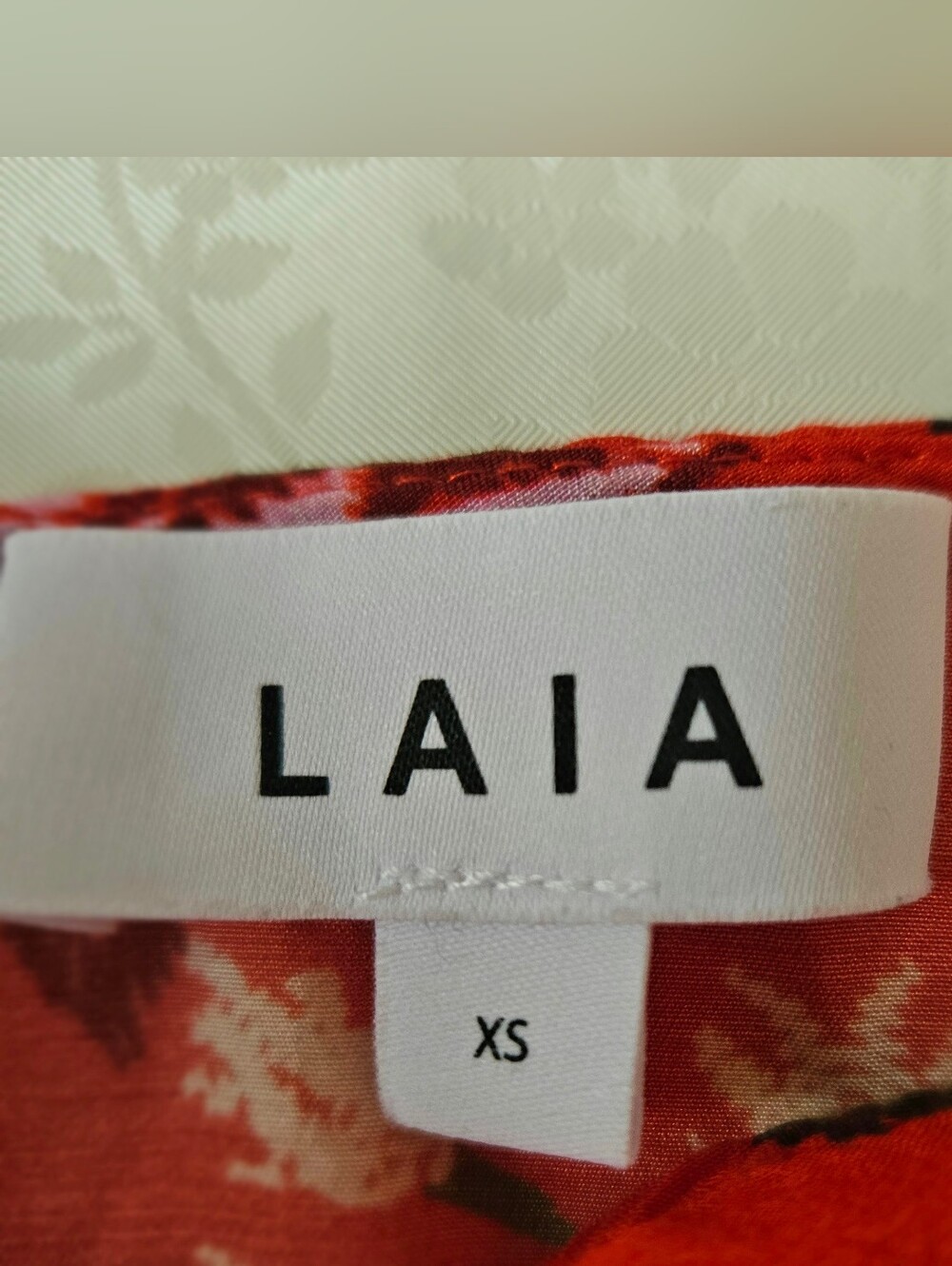 ​LAIA Floral Maxi Dress Boho Cottagecore Long Sleeve Orange Size XS - Picture 9 of 16